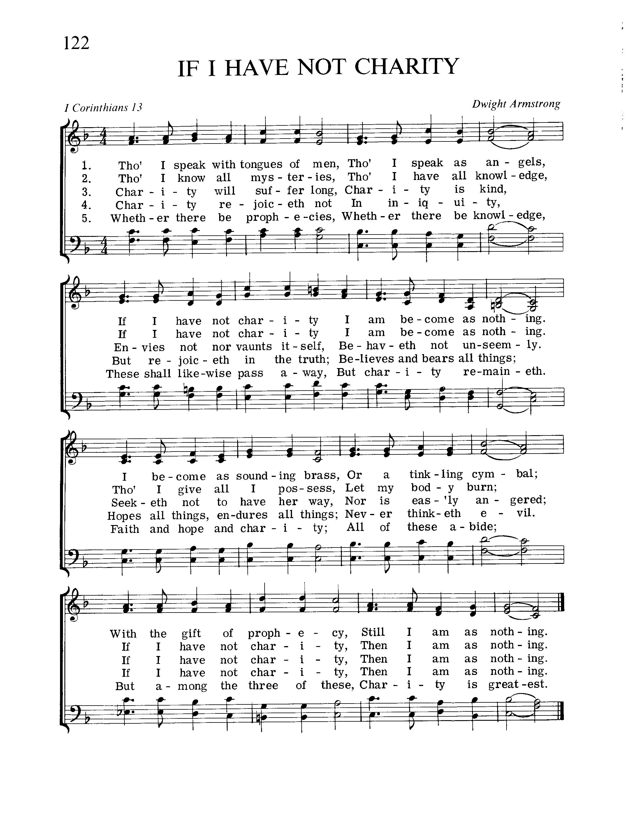 If I Have Not Charity